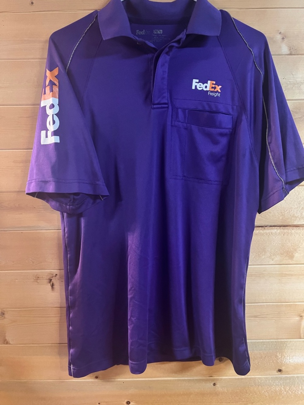 Fed Ex Freight SS Stan Herman polo size Small